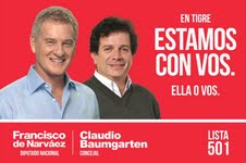 Claudio Baumgarten, el candidato de Francisco De Narváez en Tigre Claudio Baumgarten, el candidato de Francisco De Narváez en Tigre