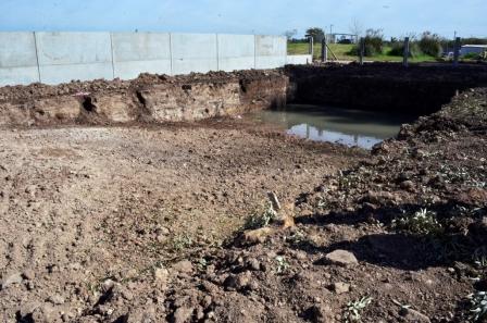 Se iniciaron las obras del futuro Polideportivo de Villa Jardín Se iniciaron las obras del futuro Polideportivo de Villa Jardín