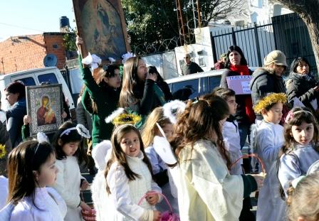 se realizó nuevamente una Procesión en el barrio San Jorge se realizó nuevamente una Procesión en el barrio San Jorge