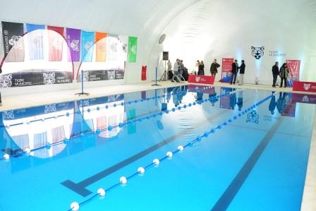 Massa inauguró la pileta climatizada en el polideportivo El Zorzal Massa inauguró la pileta climatizada en el polideportivo El Zorzal