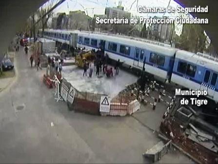 Las cámaras de Tigre detectaron el descarrilamiento de un tren del Mitre Las cámaras de Tigre detectaron el descarrilamiento de un tren del Mitre