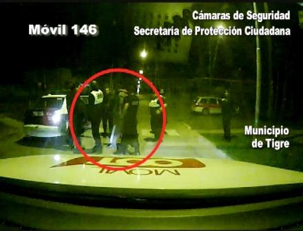 Por las cámaras de Tigre reducen a malvivientes armados