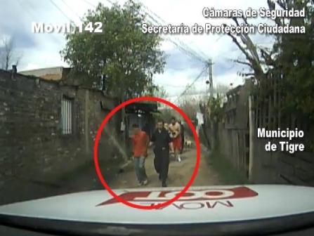Tres detenidos en Tigre al ser detectados por las cámaras en violento robo 