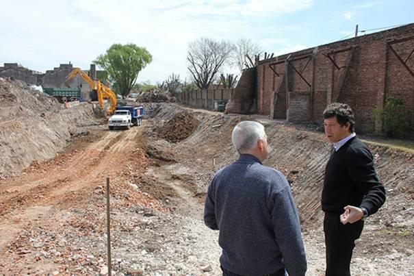 San Isidro construye más reservorios para prevenir inundaciones San Isidro construye más reservorios para prevenir inundaciones