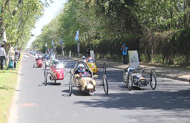 Se realizó una carrera de autos ecológicos en San Isidro Se realizó una carrera de autos ecológicos en San Isidro