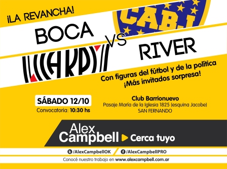 La revancha del superclásico se juega en San Fernando La revancha del superclásico se juega en San Fernando