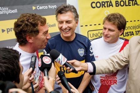 Mauricio Macri y Santilli apoyaron a Campbell en San Fernando Mauricio Macri y Santilli apoyaron a Campbell en San Fernando