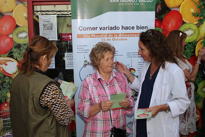 Celebraron en San Isidro el día mundial de la alimentación Celebraron en San Isidro el día mundial de la alimentación