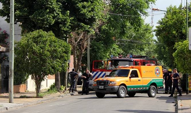 Controlan un escape de gas en Martínez Controlan un escape de gas en Martínez