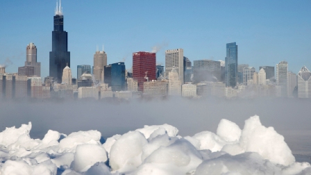 Estados Unidos vive el día más frio en 40 años Estados Unidos vive el día más frio en 40 años