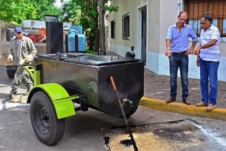 El Municipio trabaja en el mantenimiento de las calles de San Fernando 