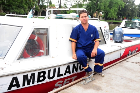 Una vecina de Islas dio a luz en una lancha del SET Una vecina de Islas dio a luz en una lancha del SET