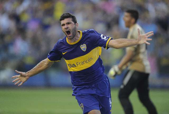 Con gol de Gigliotti a los 42 minutos del primer tiempo, el Boca le gana a Estudiantes Con gol de Gigliotti a los 42 minutos del primer tiempo, el Boca le gana a Estudiantes