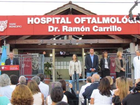 Tigre inauguró la ampliación del hospital oftalmológico