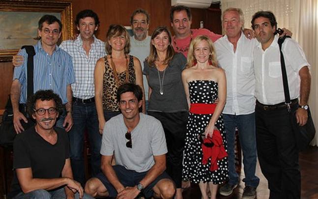 Posse con el equipo de Bocas Abiertas
Posse con el equipo de Bocas Abiertas