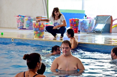 Comenzaron las actividades para los chicos con discapacidad en el Polideportivo N1 Comenzaron las actividades para los chicos con discapacidad en el Polideportivo N1