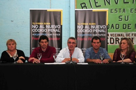 El Frente Renovador de Tigre lanzó su campaña de “No al nuevo Código Penal El Frente Renovador de Tigre lanzó su campaña de “No al nuevo Código Penal