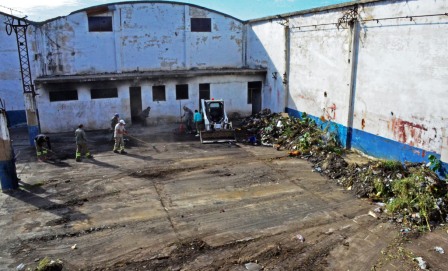 San Fernando realiza trabajos de limpieza en un terreno baldío de una ex metalúrgica San Fernando realiza trabajos de limpieza en un terreno baldío de una ex metalúrgica