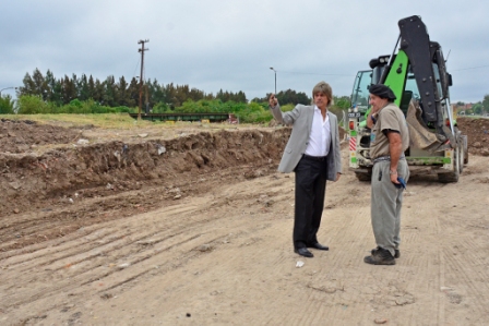 Avanza la construcción de un reservorio para evitar anegamientos en Villa Jardín Avanza la construcción de un reservorio para evitar anegamientos en Villa Jardín