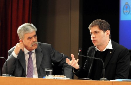 Kicillof junto al ministro de Planificación Federal Julio De Vido Kicillof junto al ministro de Planificación Federal Julio De Vido