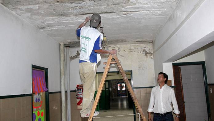 Más mantenimiento en escuelas provinciales de San Isidro Más mantenimiento en escuelas provinciales de San Isidro