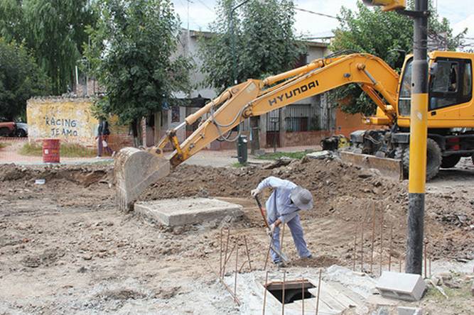 Construyen dos sumideros en Boulogne Construyen dos sumideros en Boulogne