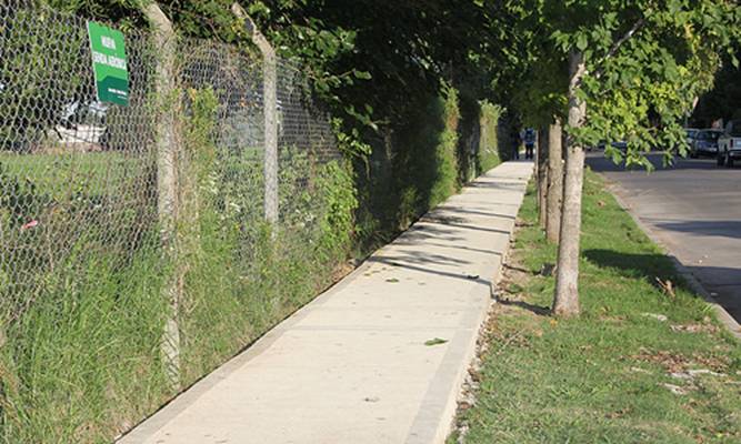 Avanza la obra de la nueva senda aérobica en Boulogne Avanza la obra de la nueva senda aérobica en Boulogne