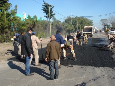 Realizan mejoras y reconstrucción de la red vial en todo el partido de Tigre