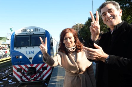 Cristina celebró la recuperación de los trenes: “estamos construyendo nuevos sueños”, dijo Cristina celebró la recuperación de los trenes: “estamos construyendo nuevos sueños”, dijo