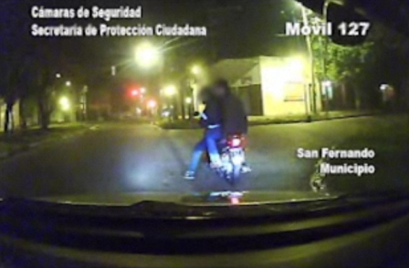 Las Patrullas Municipales de San Fernando detuvieron en la madrugada a dos motociclistas armados 