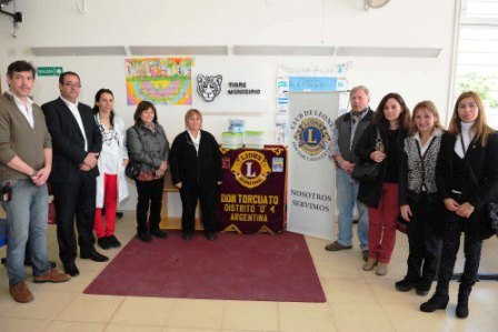 El Club de Leones de Don Torcuato donó insumos al CAFyS “Belgrano”