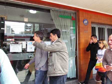 Guillermo Montenegro en San Isidro y el intendente de Vicente López, Jorge Macri