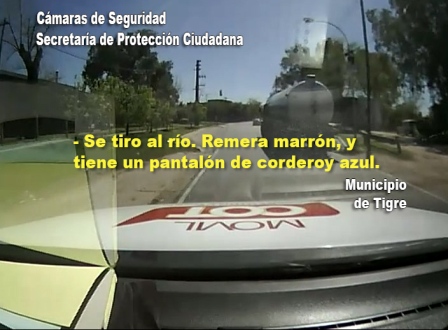 Escapó, saltó al río y fue socorrido por el COT Escapó, saltó al río y fue socorrido por el COT
