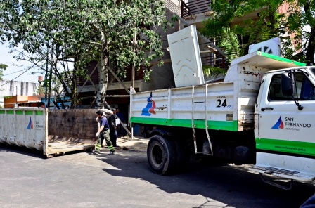 Detuvieron la construcción clandestina de un edificio en San Fernando: habían roto fajas de clausura