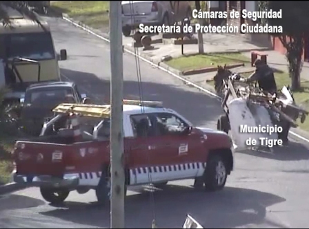 Detienen en Tigre a un carro con elementos robados Detienen en Tigre a un carro con elementos robados