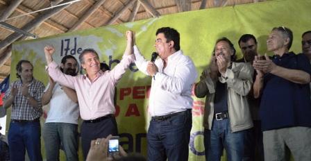 El FPV acompañó a Urribarri en acto por el Día de la Lealtad en Tigre