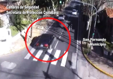 Cámaras de San Fernando vieron al auto del empresario desaparecido