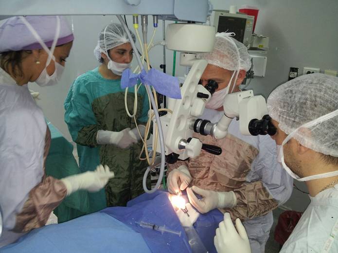 Nuevo trasplante de córnea en el hospital de San Isidro