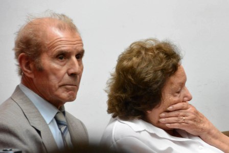 Familiares Silvia Prigent durante la lectura de la sentencia