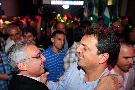 Julio Zamora con Sergio Massa Julio Zamora con Sergio Massa