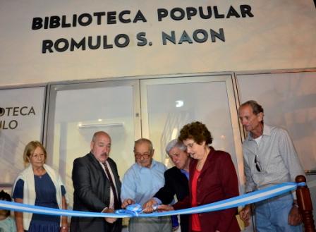 Luis Andreotti inauguró el nuevo edificio de la Biblioteca Rómulo Naón Luis Andreotti inauguró el nuevo edificio de la Biblioteca Rómulo Naón