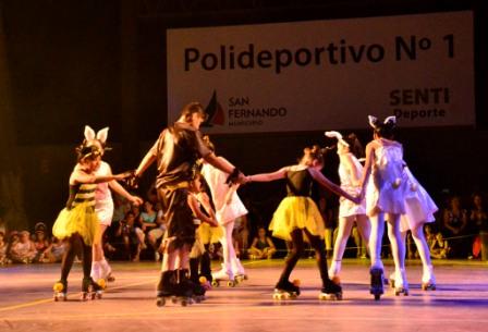 Se realizó la “Gala de Patín 2014” en el Polideportivo N° 1 de San Fernando ()
