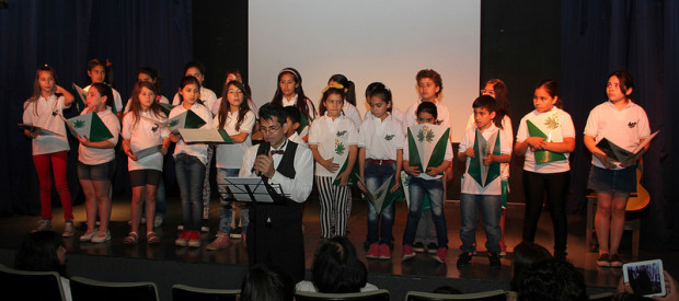 Muestra de fin de año del coro de niños de San Isidro