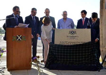 La Escuela San Andrés colocó la piedra fundacional de su campus en San Fernando La Escuela San Andrés colocó la piedra fundacional de su campus en San Fernando