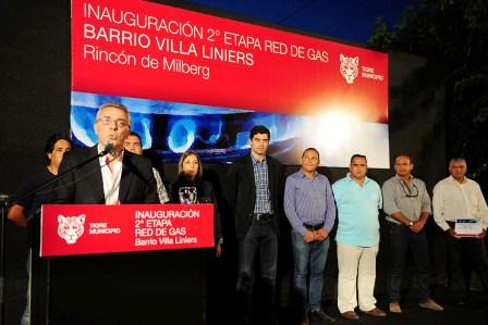 nueva red de gas en Rincón de Milberg