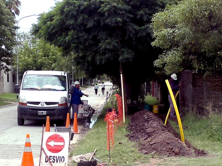 Avanza la ampliación de la red de gas en Benavídez Avanza la ampliación de la red de gas en Benavídez
