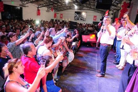 Los empleados municipales de Tigre compartieron el brindis de fin de año