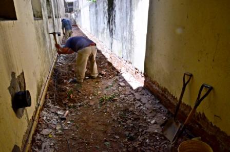 San Fernando empezó renovar una parte de la Escuela Primaria N° 40 