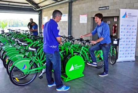 San Fernando incorporó 60 Nuevas Bicicletas para recreación y deporte de los vecinos
