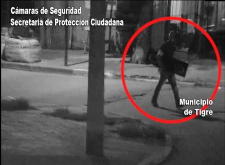Por las Cámaras frustran un robo en Tigre Por las Cámaras frustran un robo en Tigre